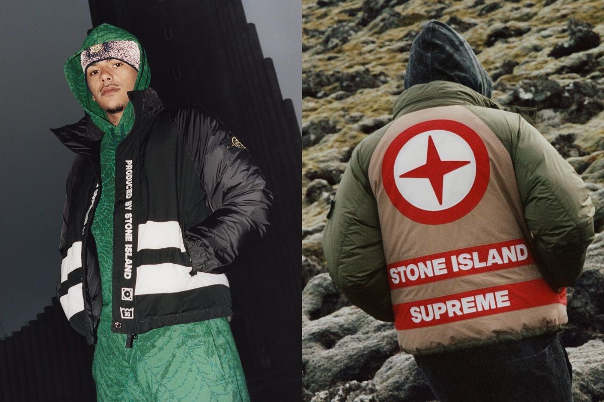 Supreme выпустил новую коллаборацию со Stone Island