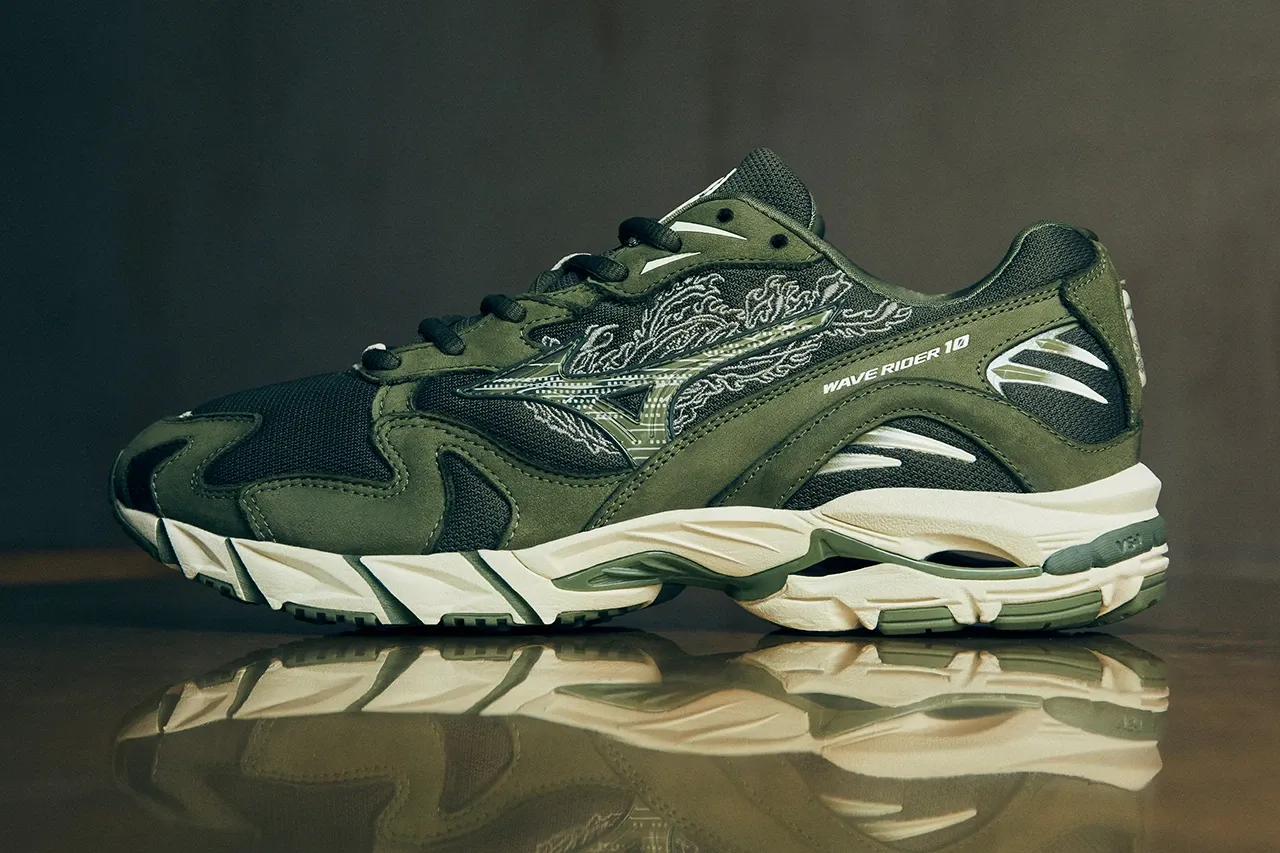 Mizuno wave mujin store olive