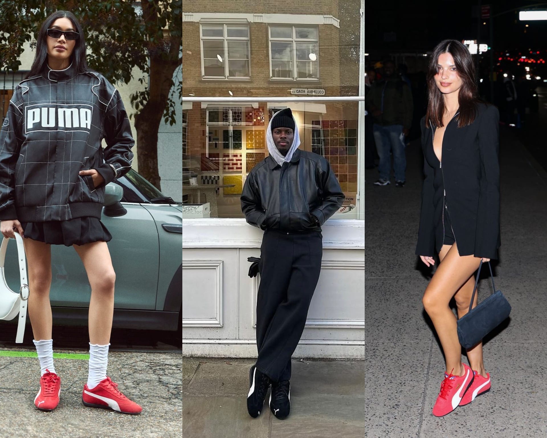 Как стилизовать кроссовки PUMA Speedcat. 27 примеров из Pinterest