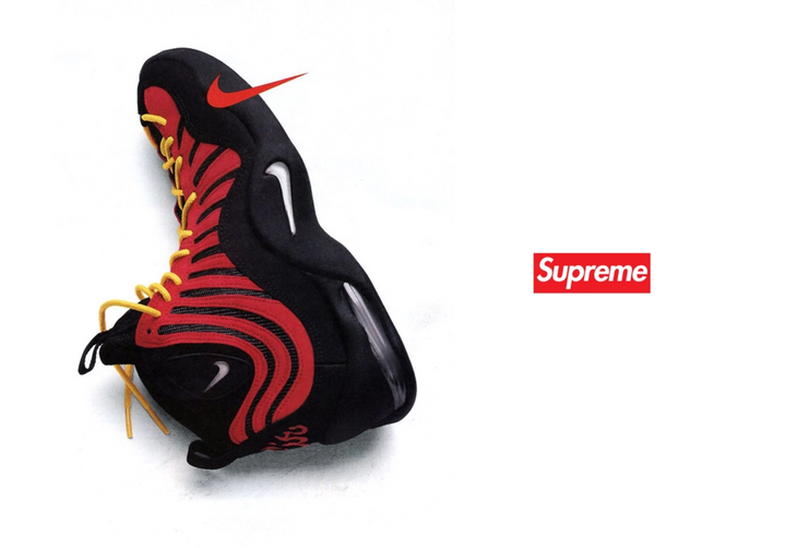 Первые фотографии кроссовок Nike Air Bakin x Supreme