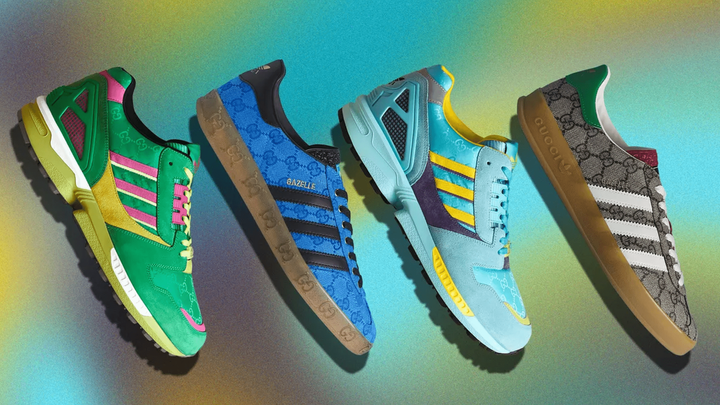 Кроссовки из новой части коллекции Gucci и adidas