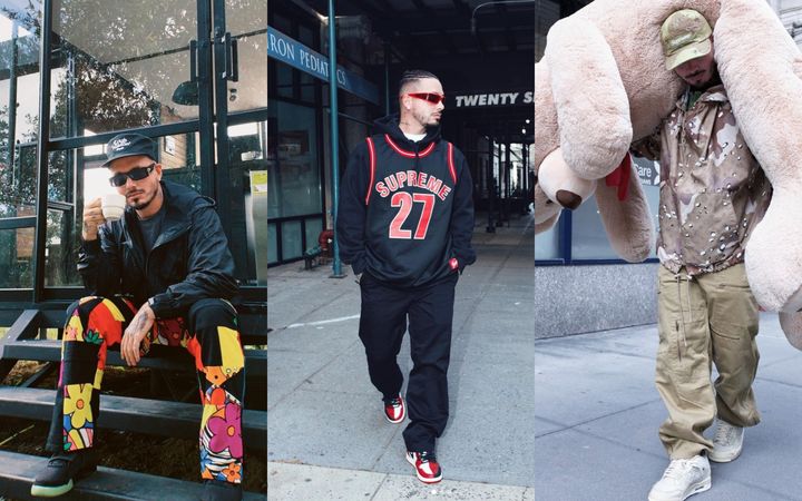 Знаменитости в кроссовках. J.Balvin