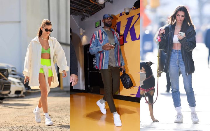 Селебрити в Nike Air Force 1