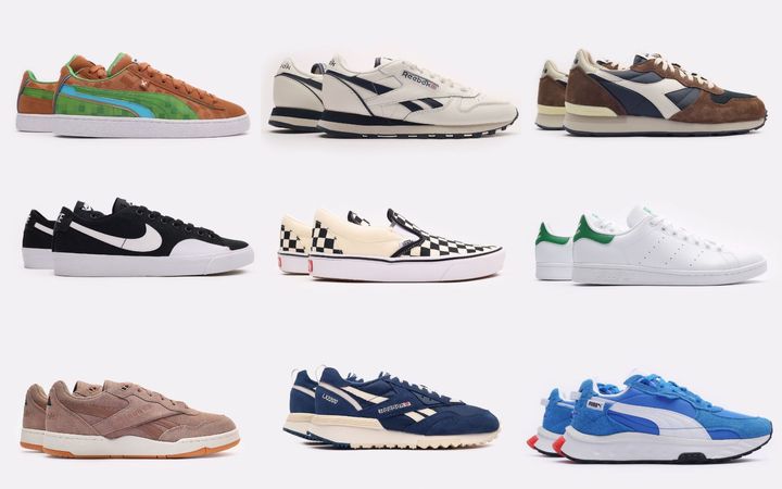 9 пар кроссовок до 12 000 рублей