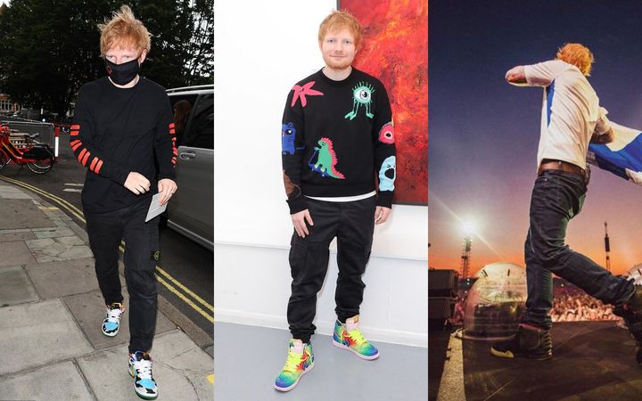 Знаменитости в кроссовках. Эд Ширан