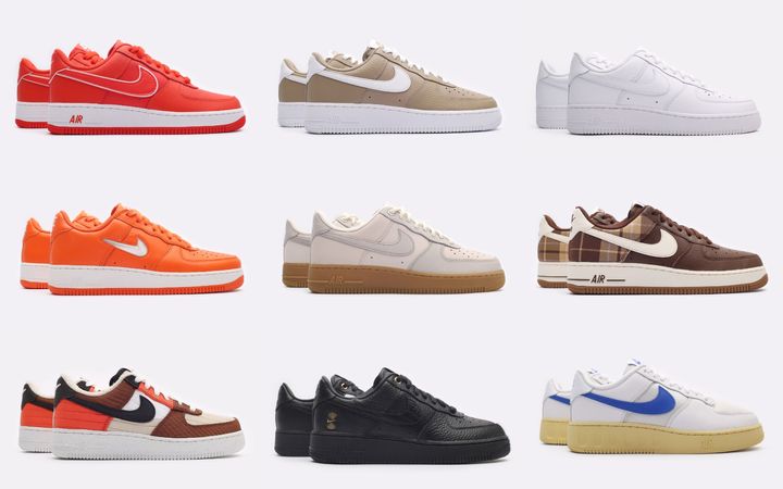 14 пар кроссовок Nike Air Force 1 в магазине Sneakerhead