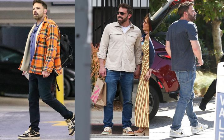 Знаменитости в кроссовках. Бен Аффлек