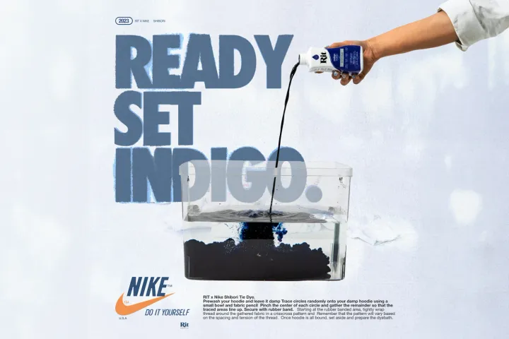 Nike и Rit выпустили пак для тай-дай окрашивания толстовки