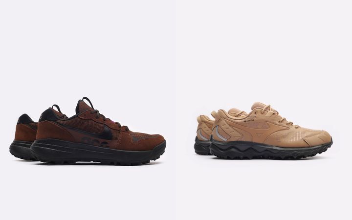 Сравнение Nike ACG Lowcate и Mizuno Wave Mujin TL GTX