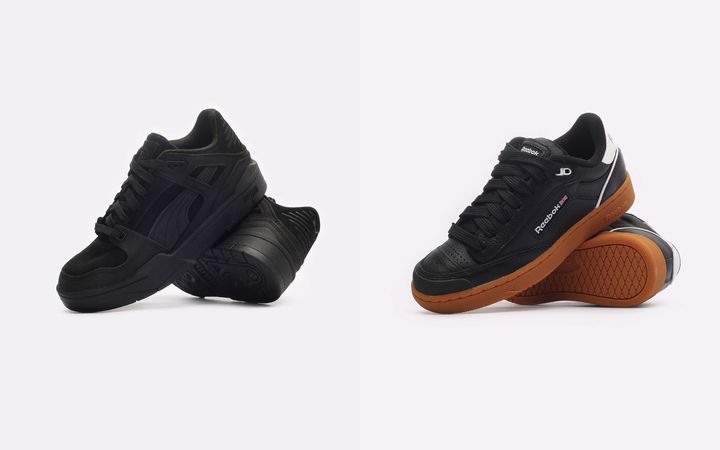 Сравнение PUMA Slipstream Suede и Reebok Club C BULC