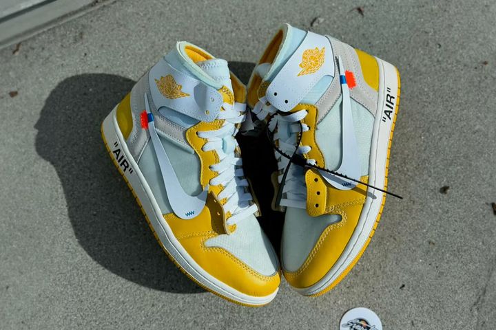Скоро в продажу выйдут желтые Air Jordan 1 x Off-White