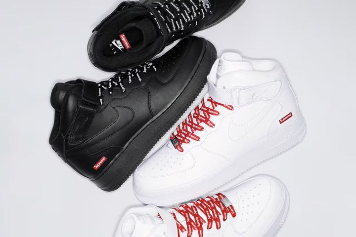 Supreme показали фотографии своей коллаборации с Nike Air Force 1 Mid