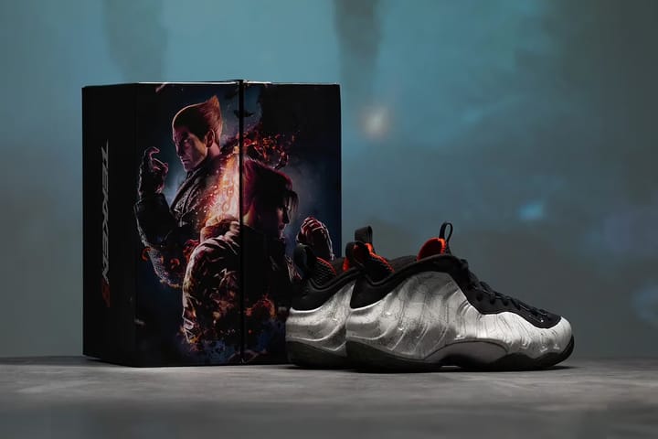 Официальные фотографии коллаборации «Tekken 8» x Nike Air Foamposite One «Jin Kazama»
