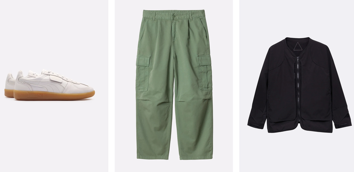 Как и с чем носить белые кроссовки PUMA Palermo