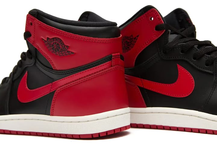 Официальные фотографии кроссовок Air Jordan 1 High '85 «Bred»