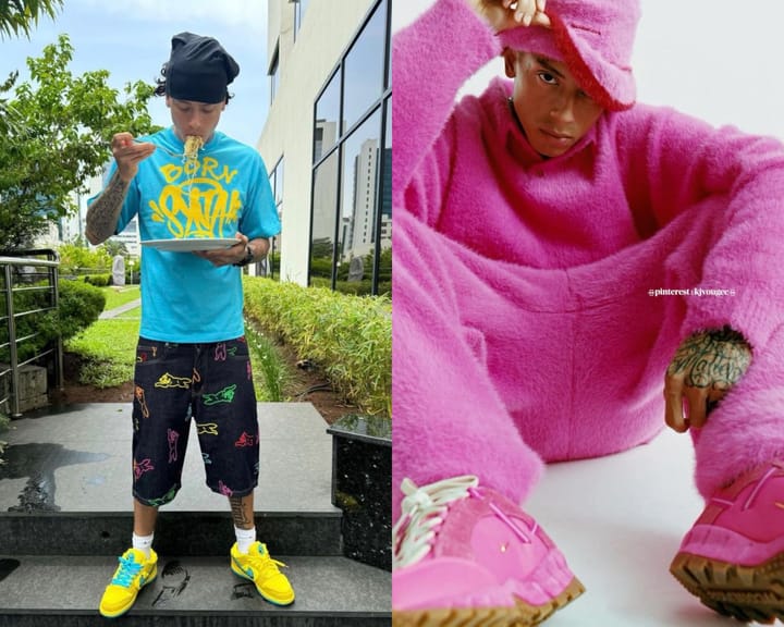 Знаменитости в кроссовках. Central Cee