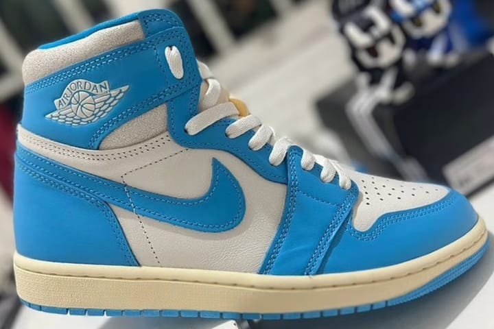 Первый взгляд на кроссовки Air Jordan 1 High OG «UNC Reimagined»