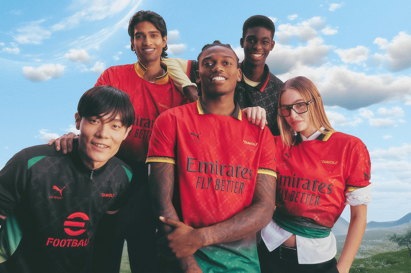 Футбольный клуб «Милан» представил новую форму от Off-White