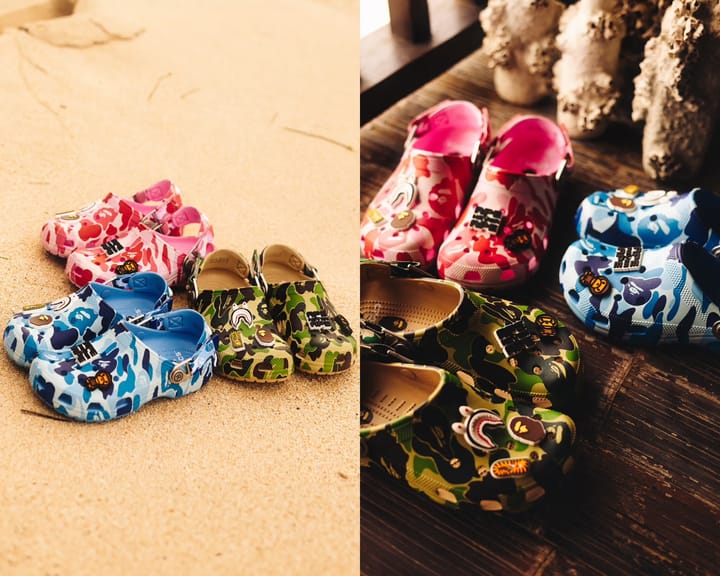 Crocs представил коллаборацию с BAPE