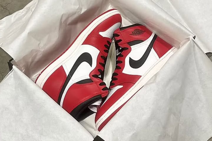 Первые живые фотографии Air Jordan 1 Hi ‘85 «Chicago»