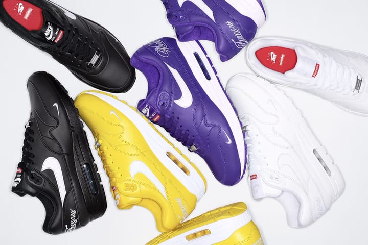 Финальный взгляд на кроссовки Supreme x Nike Air Max 1