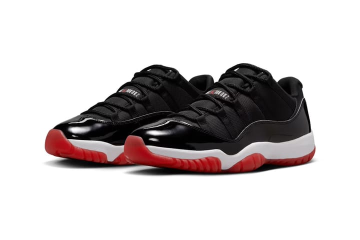 Официальные фотографии кроссовок Air Jordan 11 Low «Bred»