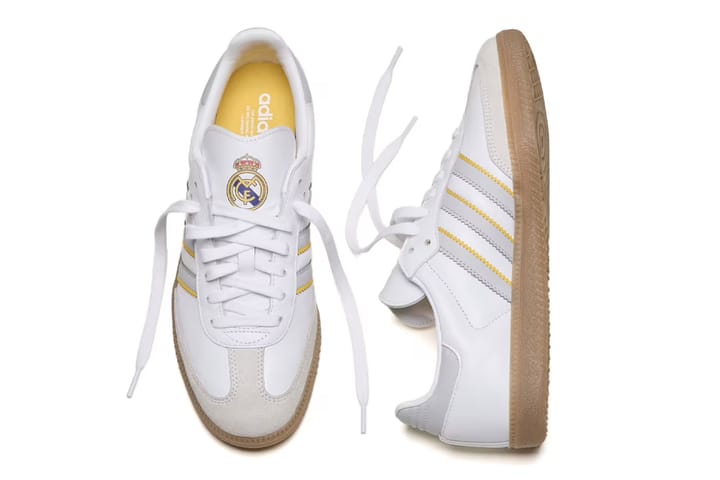 adidas выпустил кроссовки Samba, посвященные «Реалу»