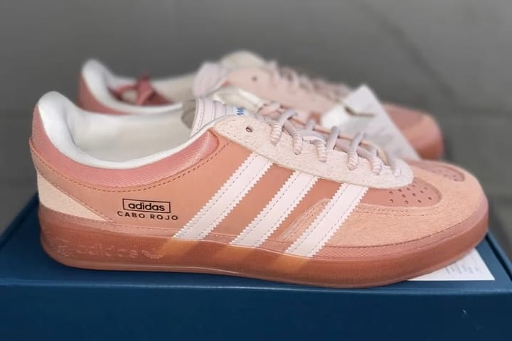 Фотографии новых кроссовок Bad Bunny x adidas Gazelle Indoor «Cabo Rojo»