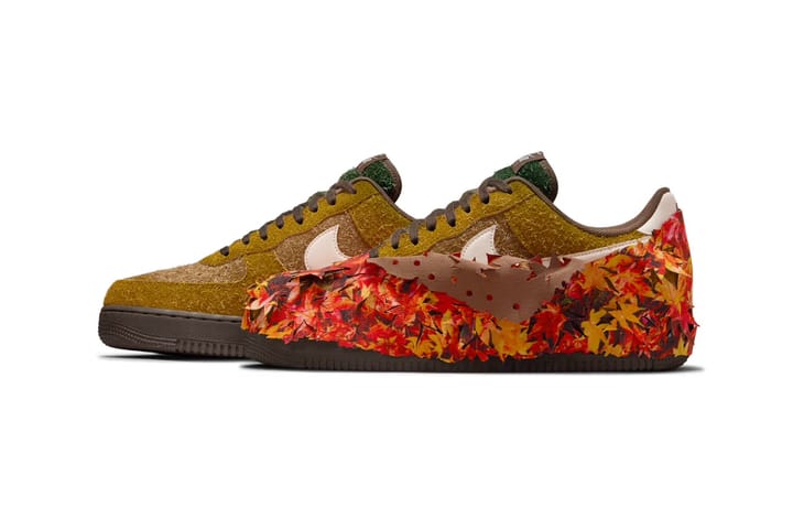 Первый взгляд на самые осенние кроссовки Nike Air Force 1 Low «Autumn Leaves»