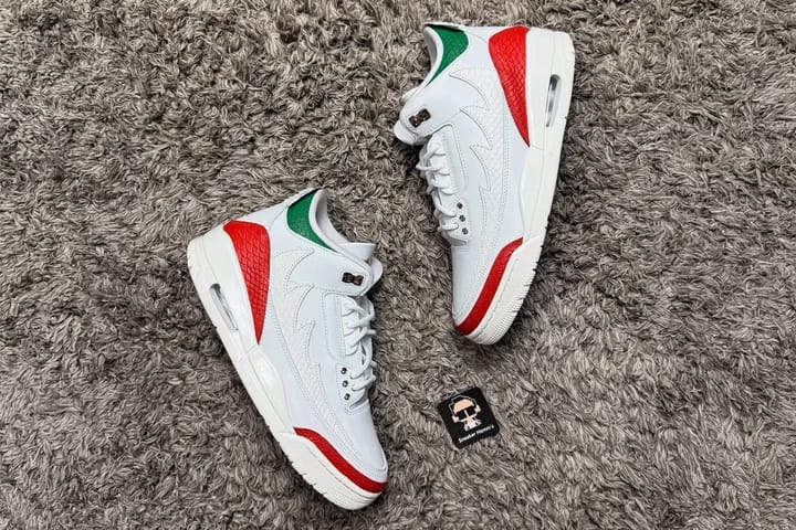 Первый взгляд на кроссовки Air Jordan 3 Mexico «El Vuelo»