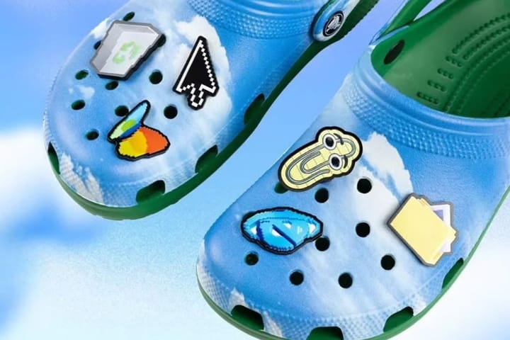 Microsoft и Crocs выпустят коллаборацию, посвященную 50-летию Windows XP