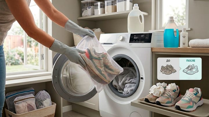 Как постирать кроссовки в стиральной машинке: пошаговая инструкция и советы, чтобы не испортить обувь